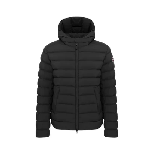 Long-Sleeved Hooded Down Jacket