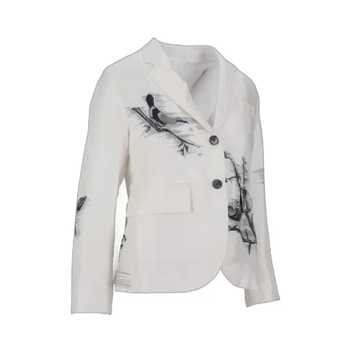 Long-Sleeved Suit Jacket