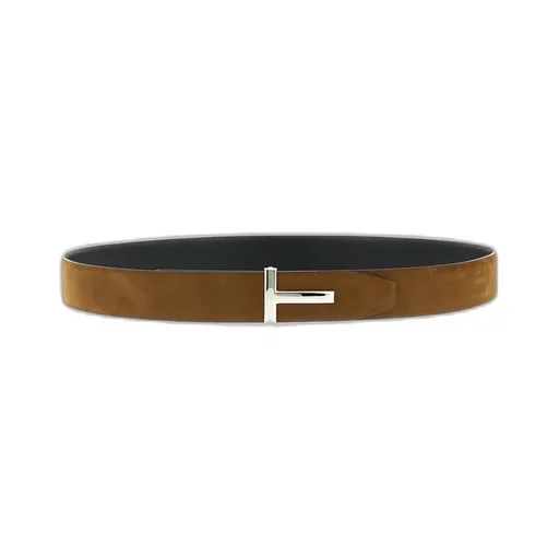 T-Logo Plaque Reversible Buckle Belt