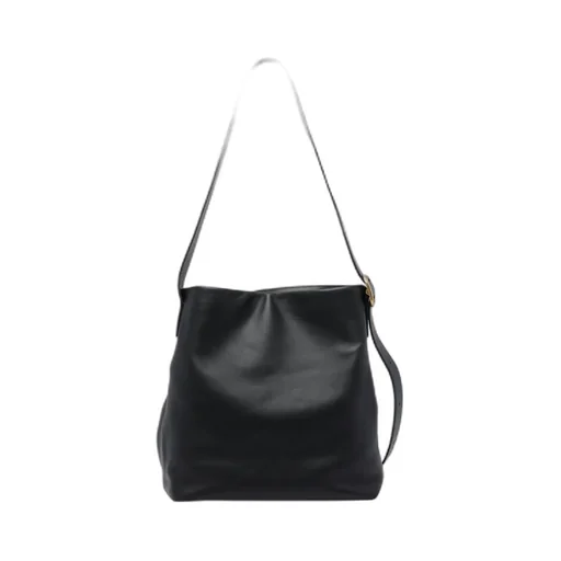 Logo Patch Draped Shoulder Bag