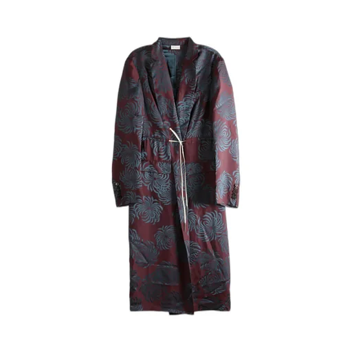 Fluid Jacquard Coat