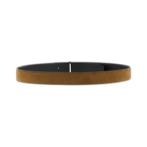 T-Logo Plaque Reversible Buckle Belt