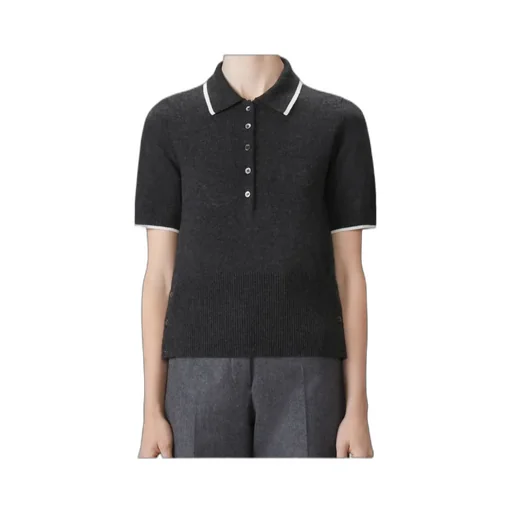Intarsia Number Polo Shirt