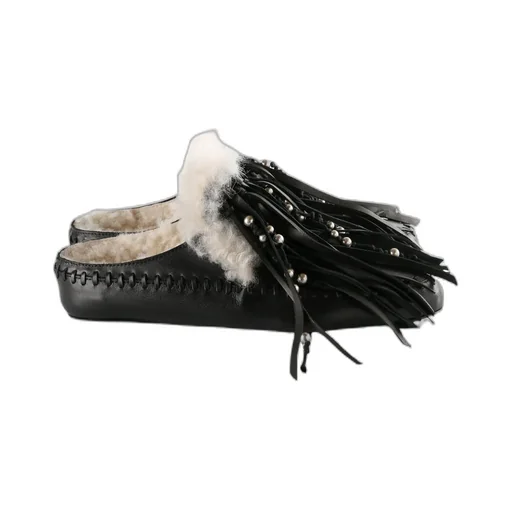 Olai Soft Fringe Mules