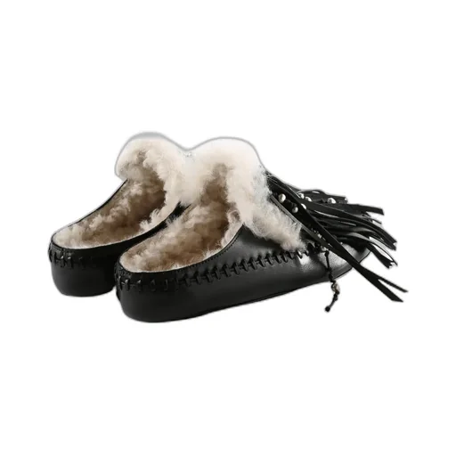 Olai Soft Fringe Mules