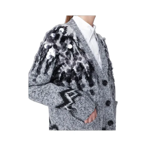 Button Long-Sleeved Sweater