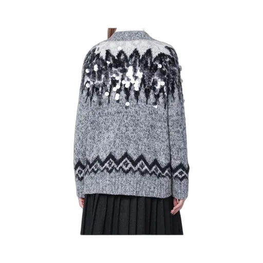 Button Long-Sleeved Sweater