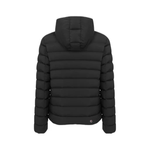 Long-Sleeved Hooded Down Jacket
