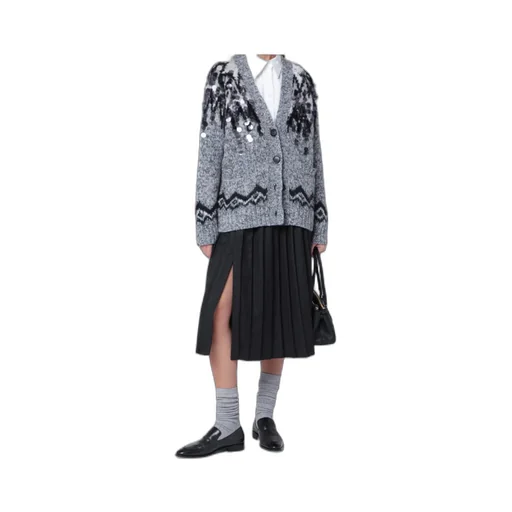 Button Long-Sleeved Sweater