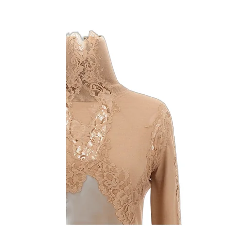Lace Insert Knitwear