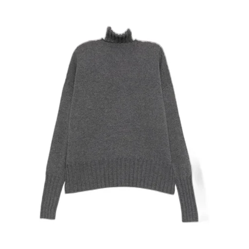Roll-Neck Panelled Sweater