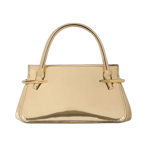 Mini Pinch Bag In Mirror Effect Leather