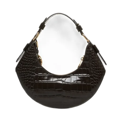 Koa Medium Embossed Shoulder Bag