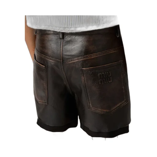 Nappa Leather Shorts