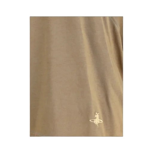 Logo Embroidered V-Neck T-Shirt