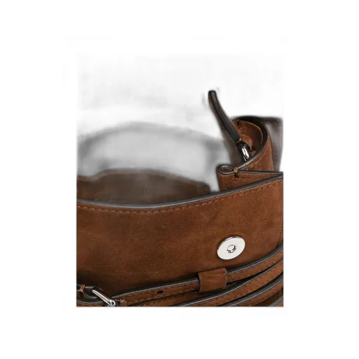 Tie Me Suede Shoulder Bag
