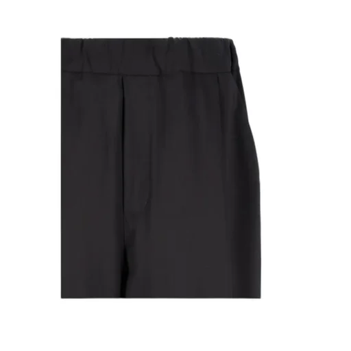 Elasticated-Waistband Trousers