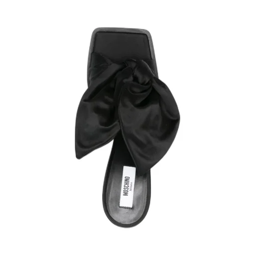 Square-Toed High-Heeled Sandals