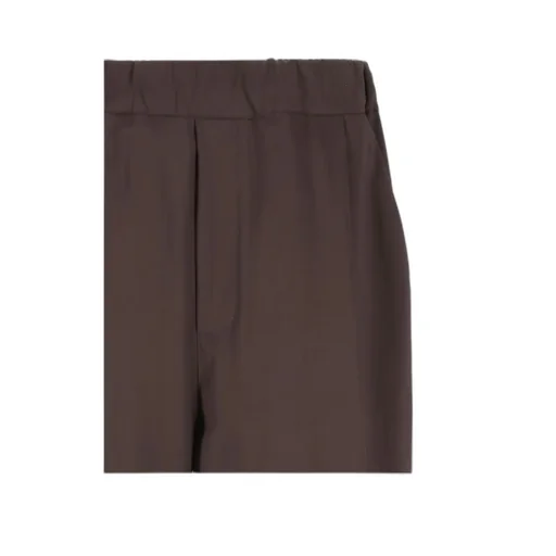Elastic-Waistband Pocket Trousers