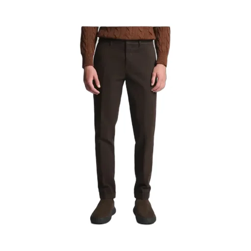 Cuffed Cotton Trousers