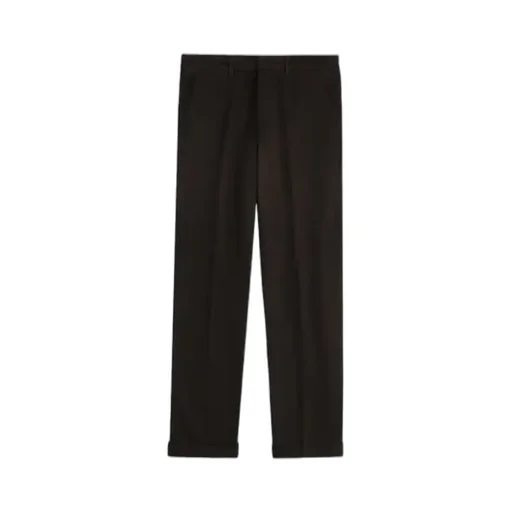 Cuffed Cotton Trousers