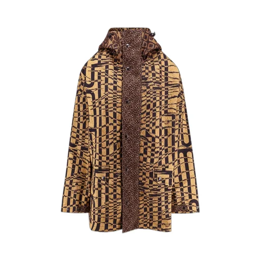 Tweed-Lined Patterned Jacket