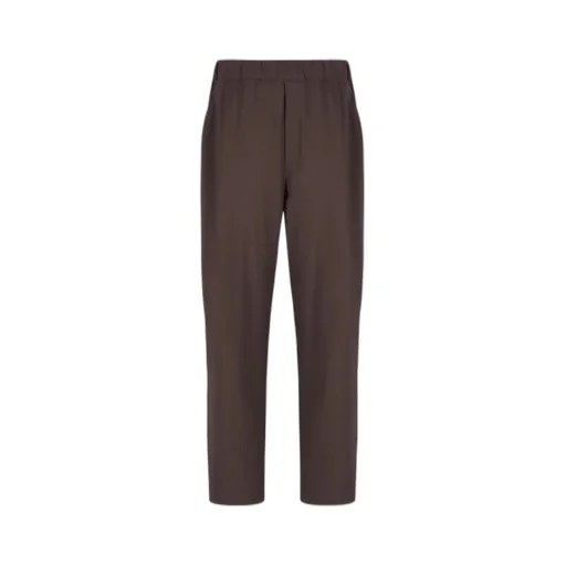 Elastic-Waistband Pocket Trousers