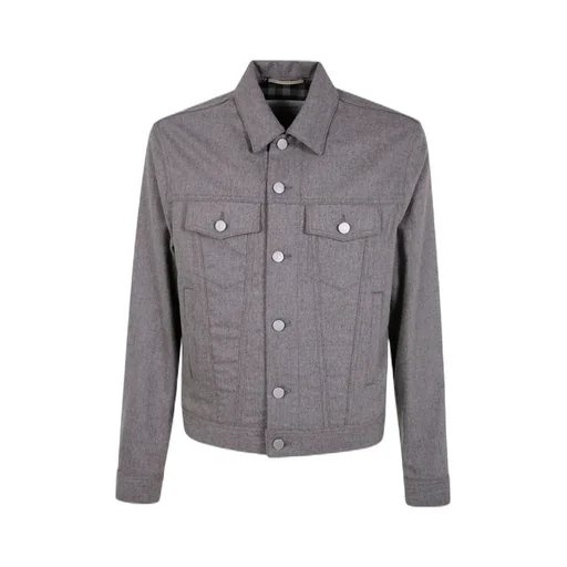Buttoned Pocket Shirt Jacket