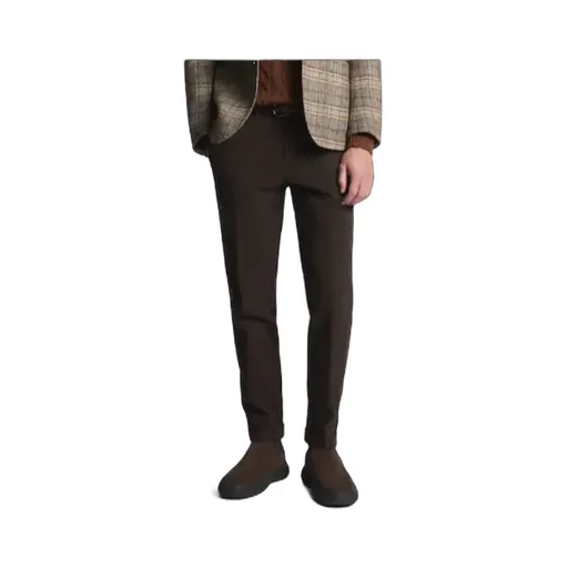 Cuffed Cotton Trousers