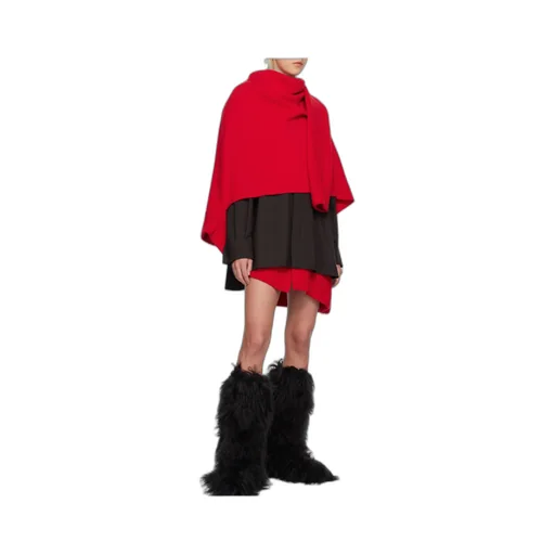 Knitted Wool Mini Dress