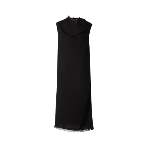 Frayed Midi Dress