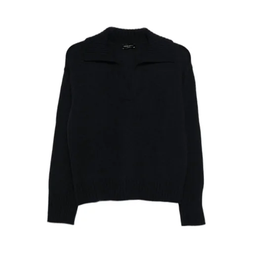 Long-Sleeved Ribbed Sweater