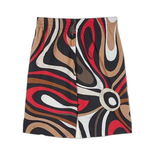 Printed Poplin Shorts