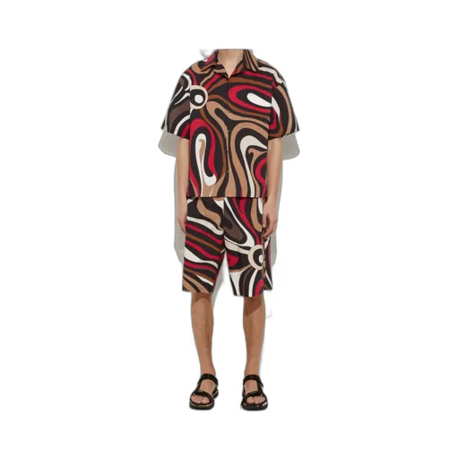 Printed Poplin Shorts