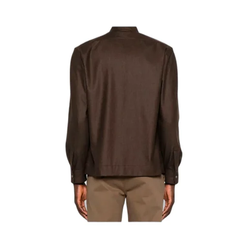 Double-Pocket Wool Shirt