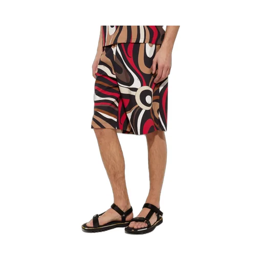 Printed Poplin Shorts