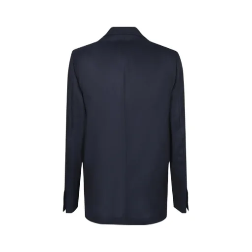 Virgin Wool Single-Breasted Blazer