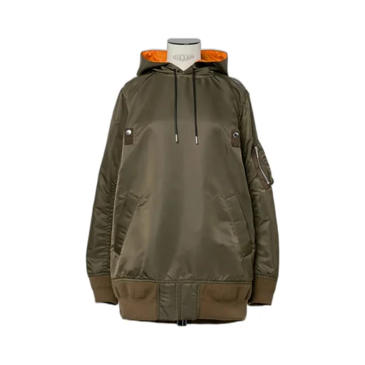 Nylon Twill Hoodie