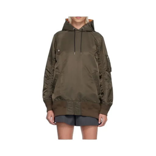 Nylon Twill Hoodie