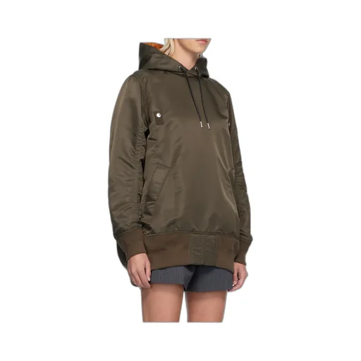 Nylon Twill Hoodie