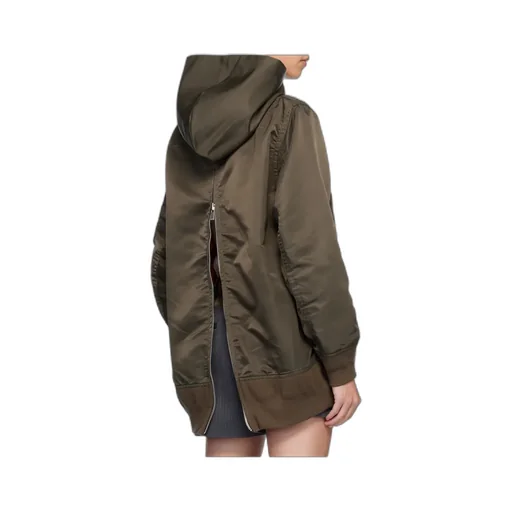 Nylon Twill Hoodie