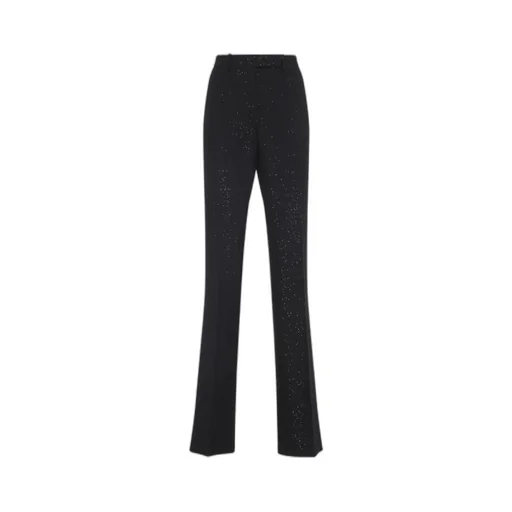 Sequined Tailored Straight Pants