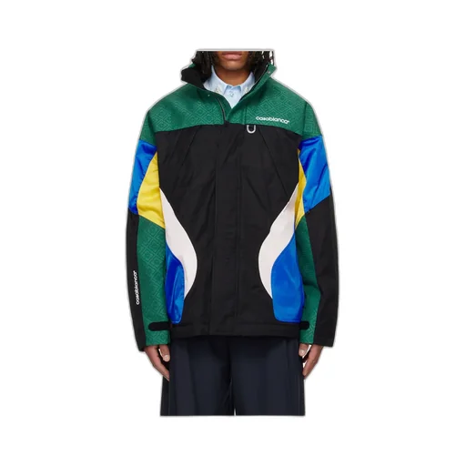 Color-Block Long Sleeve Casual Jacket