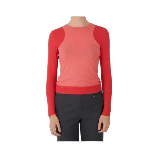 Round-Neck Polka Dot Knitted Sweater