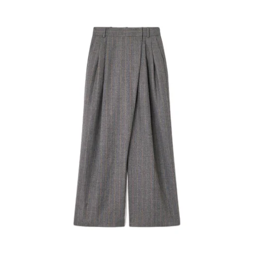 Stripe Cross-Over Trousers
