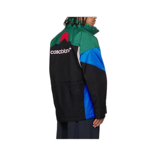 Color-Block Long Sleeve Casual Jacket