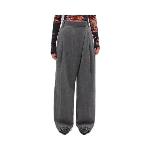 Stripe Cross-Over Trousers