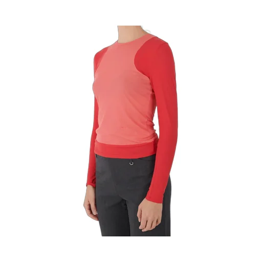 Round-Neck Polka Dot Knitted Sweater