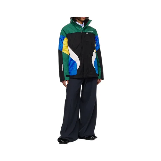 Color-Block Long Sleeve Casual Jacket