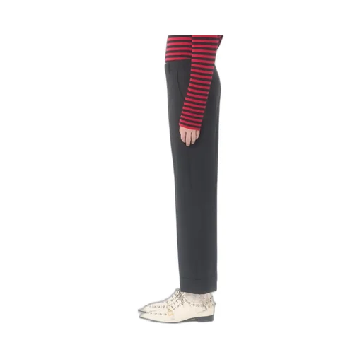 Wool Trousers With Turn-Ups
